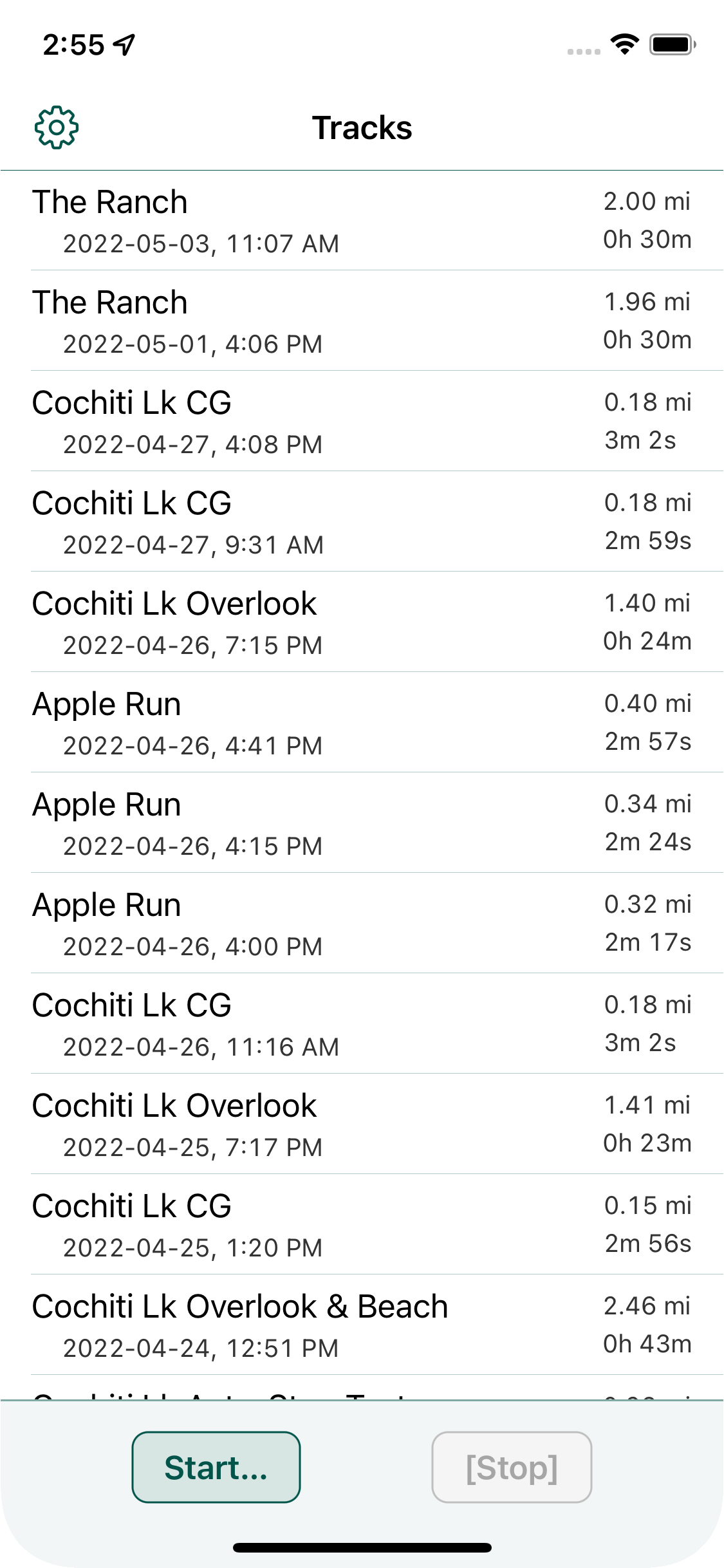 locations